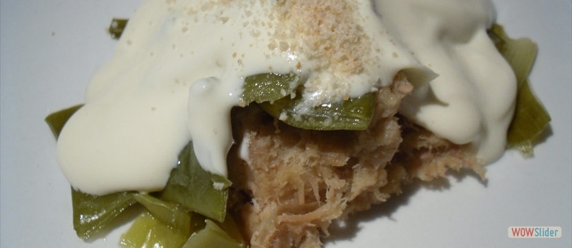 5 alheira em cama de legumes e creme